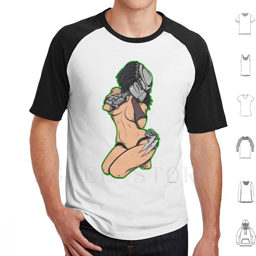 Science Hunter - Hunter Pinup Illustration T Shirt Print