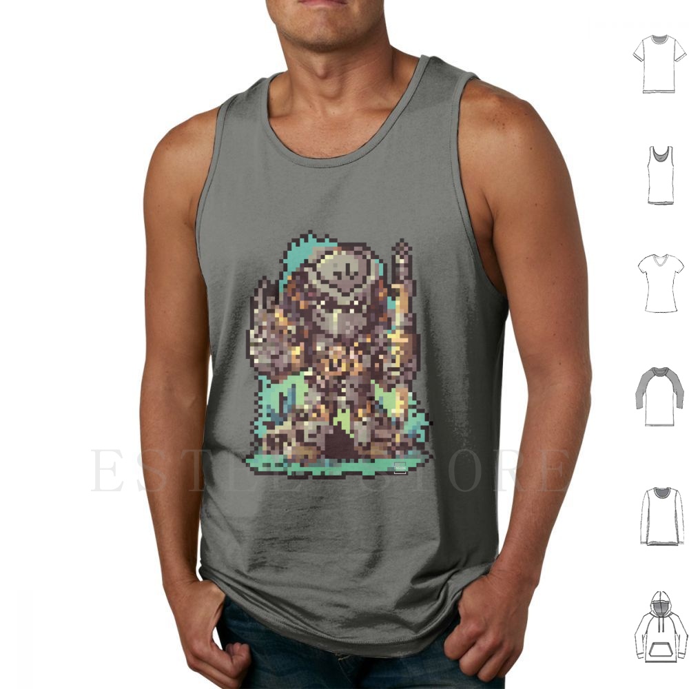 Science Hunter - Pixel Tank Tops Vest Sleeveless 80s