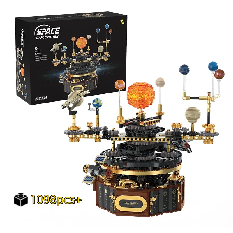 FUNXINEE 1098pcs Technical Sol - Solar System Orrery recension och pris