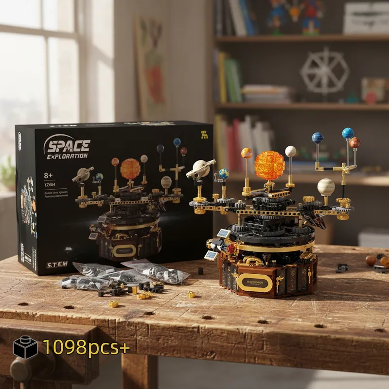 FUNXINEE 1098pcs Technical Sol - Solar System Orrery recension och pris