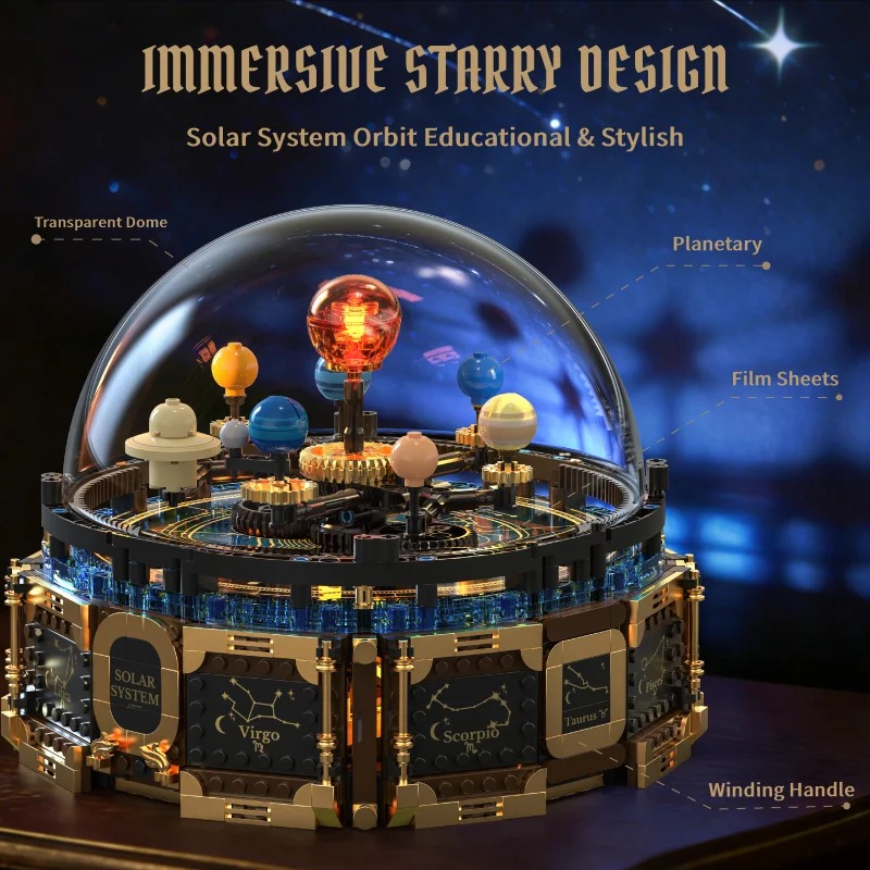 Solar System Music Box Buildin - Solar System Orrery recension och pris