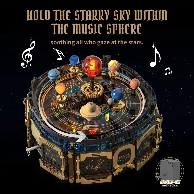 Solar System Music Box Buildin - Solar System Orrery recension och pris