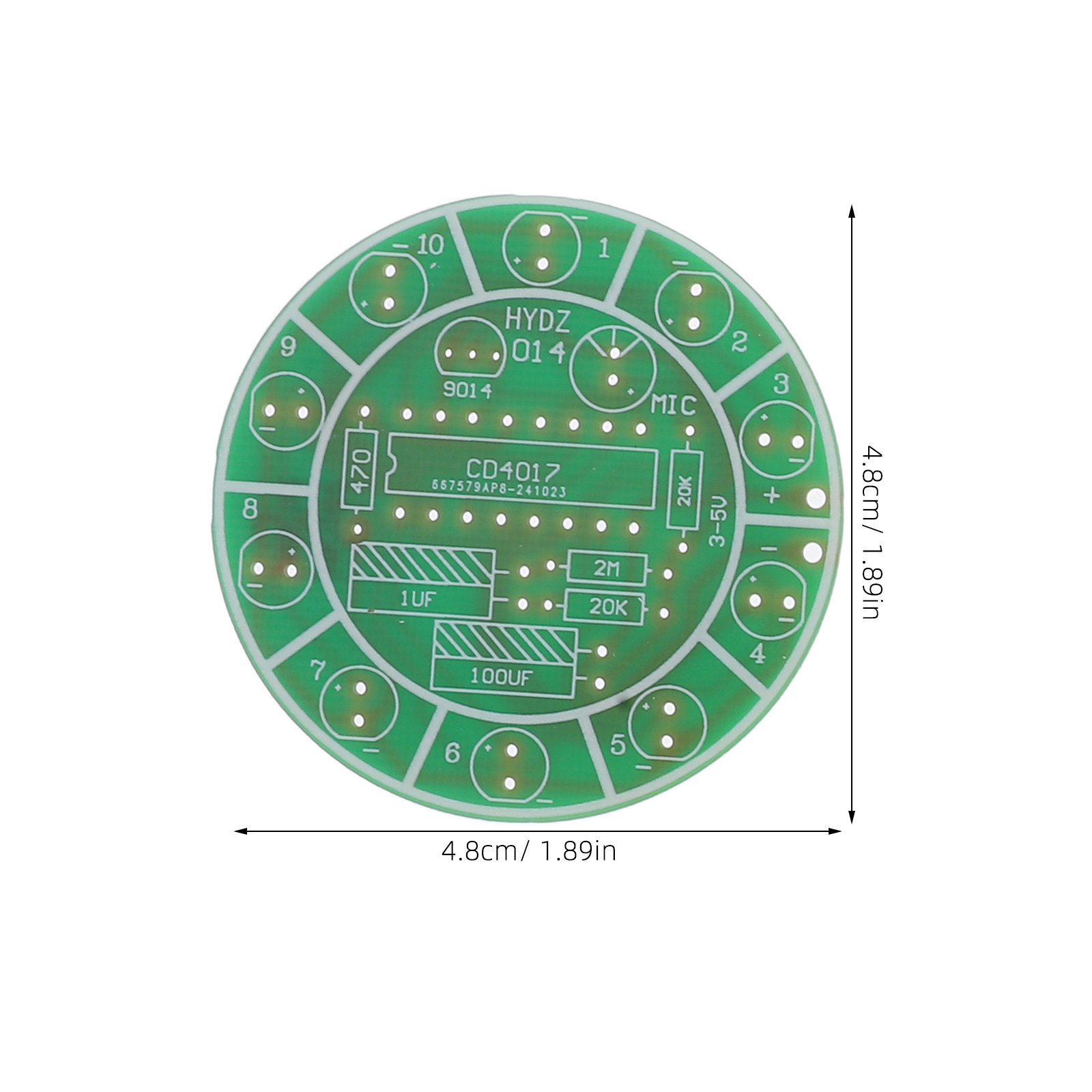 1Set Sound Activated Rotating  - Science Kit recension och pris