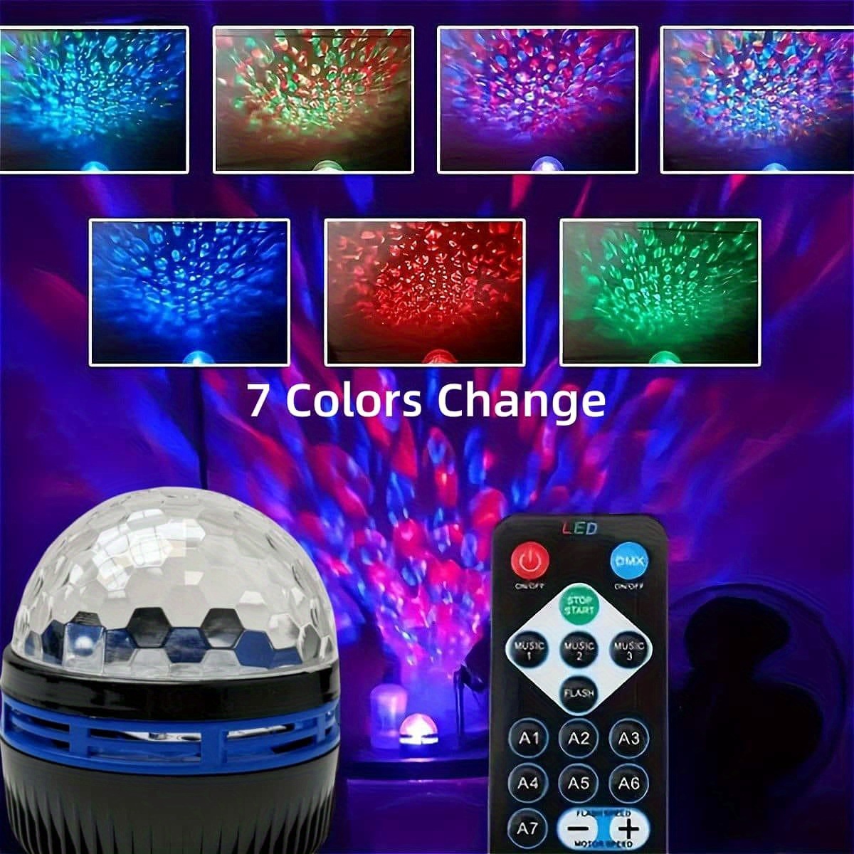 7 Modes RGB Starry Sky Galaxy  - Planetarium Projector Home recension och pris