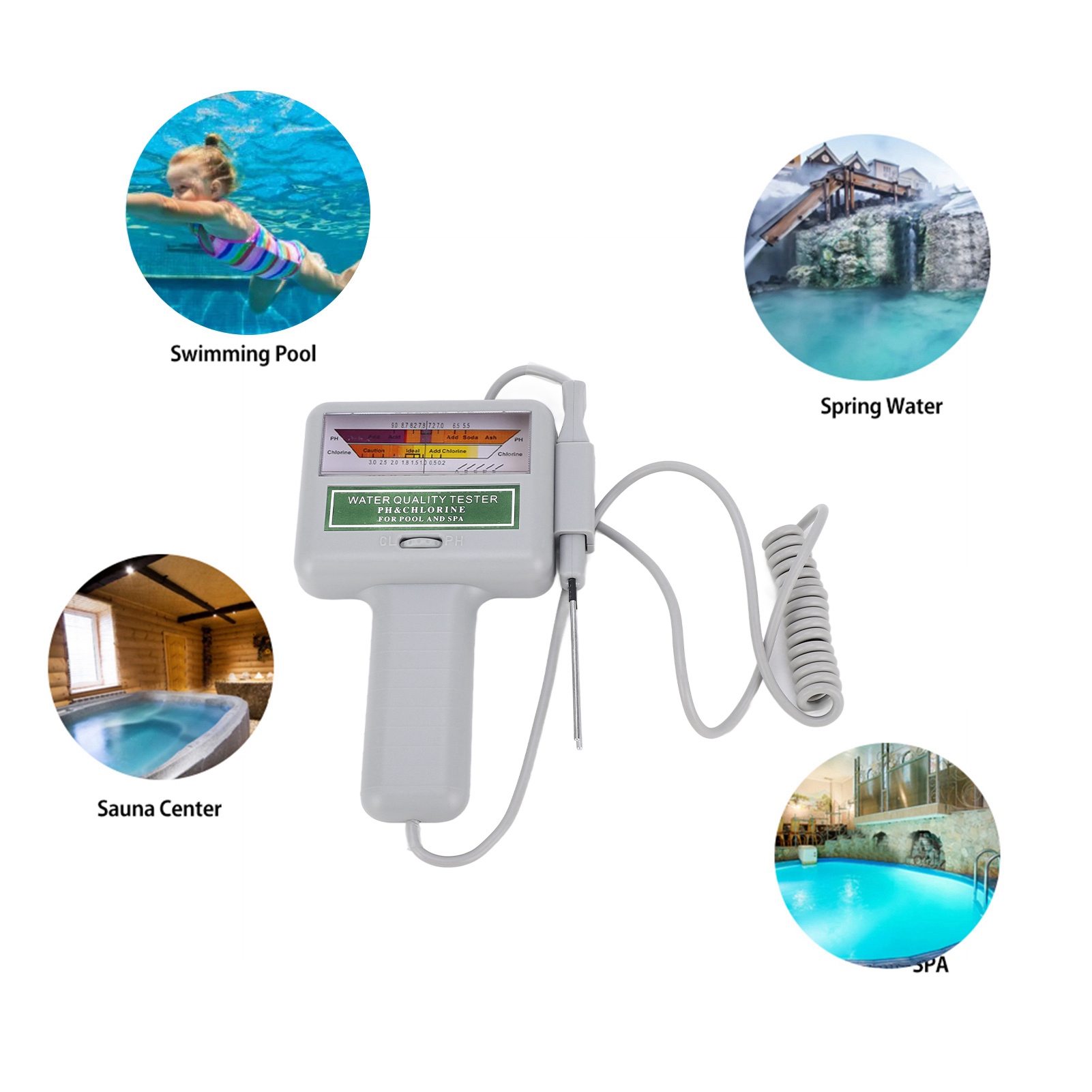 Digital Pool Water Tester pH C - Water Testing Kit recension och pris