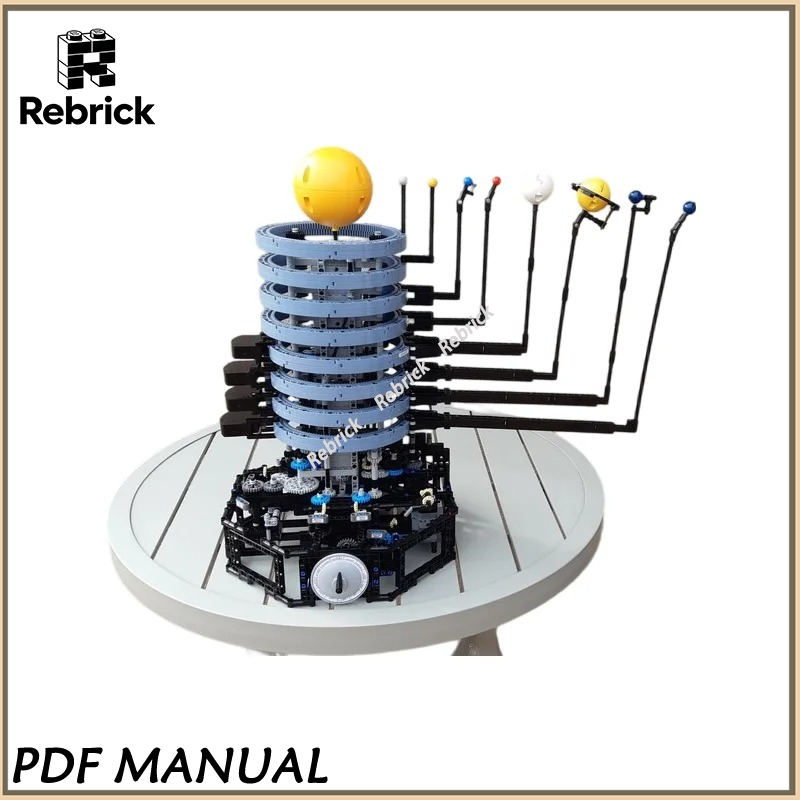 Exquisite MOC Construction Bri - Solar System Orrery recension och pris