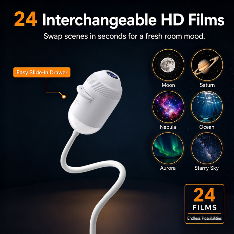 Dynamic Night Light Projector  - Planetarium Projector Home recension och pris